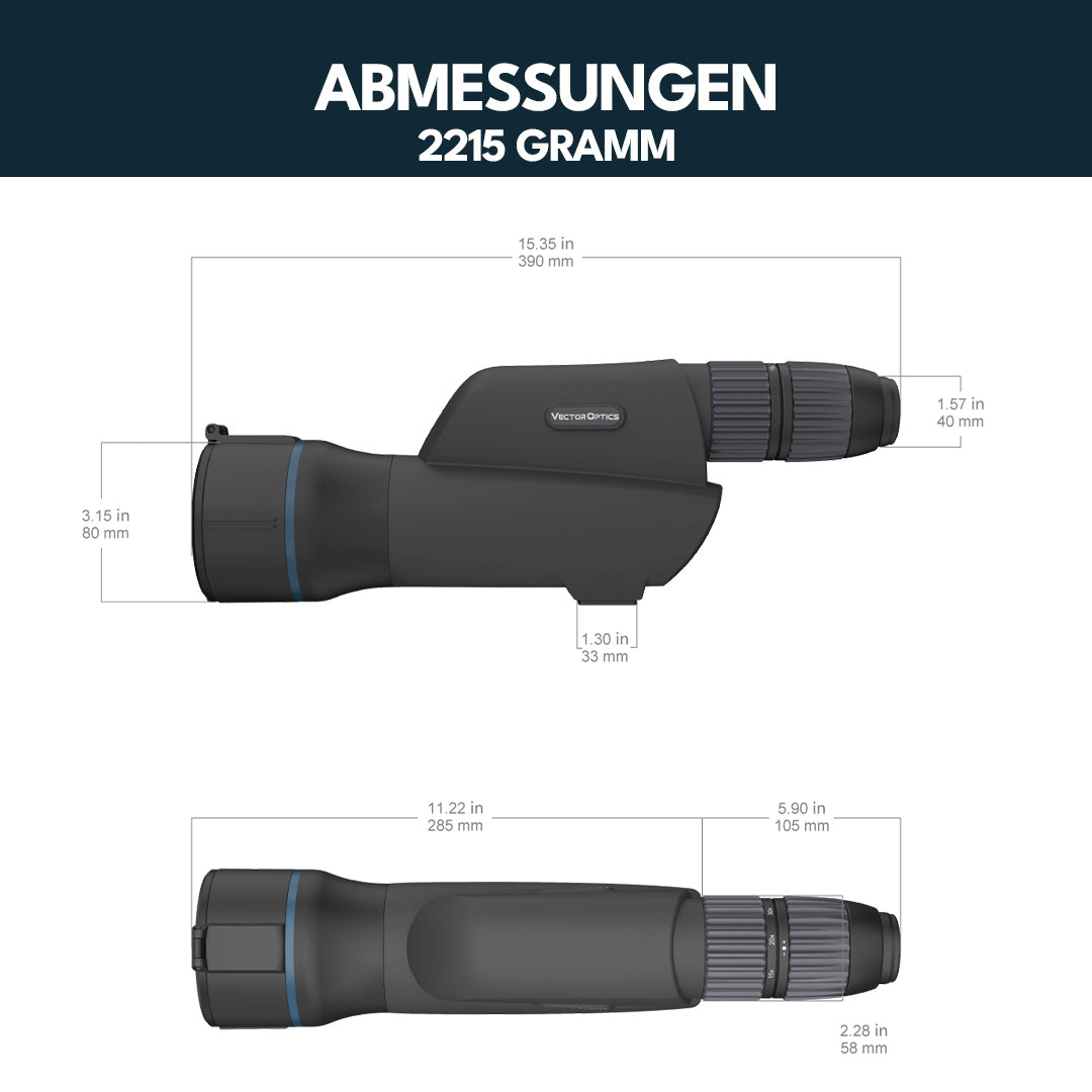 Vector Optics SCSS-03 Continental 20-60x80ED Spektiv