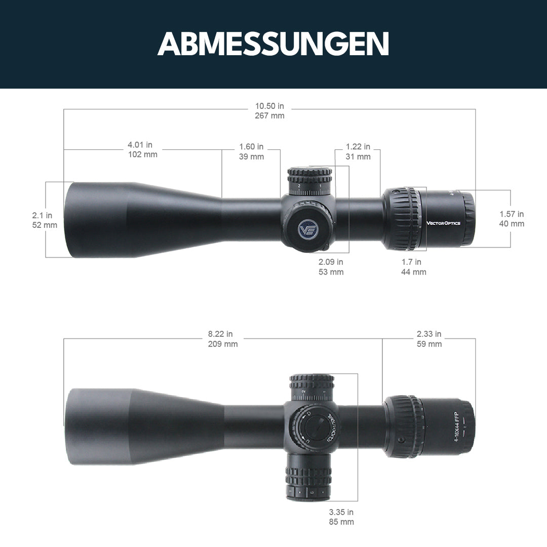 Vector Optics SCFF-38 Veyron 4-16x44IR FFP