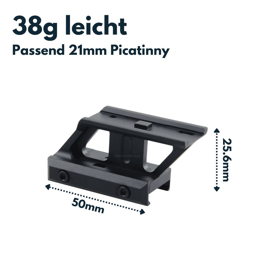 VECTOR OPTICS 1.0" Profil für Picatinny Montagen Vector Optics