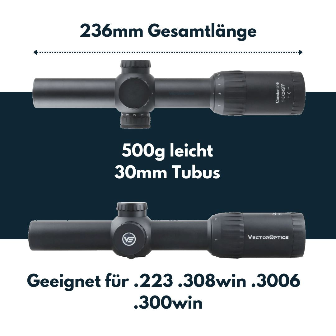 Vector Optics SCOC-27 Constantine 1-8x24 SFP