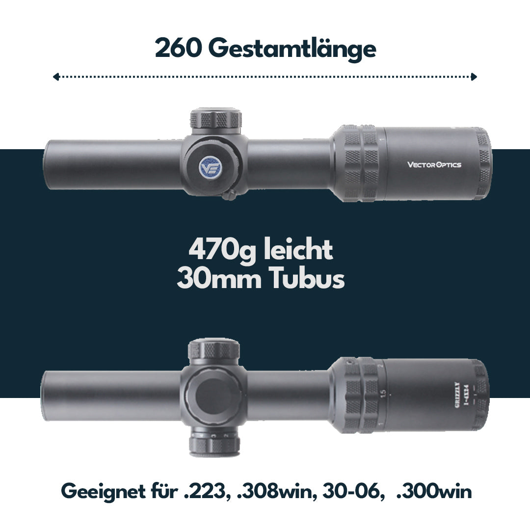 Vector Optics SCOC-41 Grizzly 1-4x24