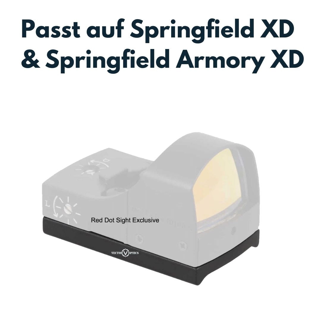 VECTOR OPTICS SCRDM-05 Montage für Springfield XD passend für Mini-Reddot Montagen Vector Optics