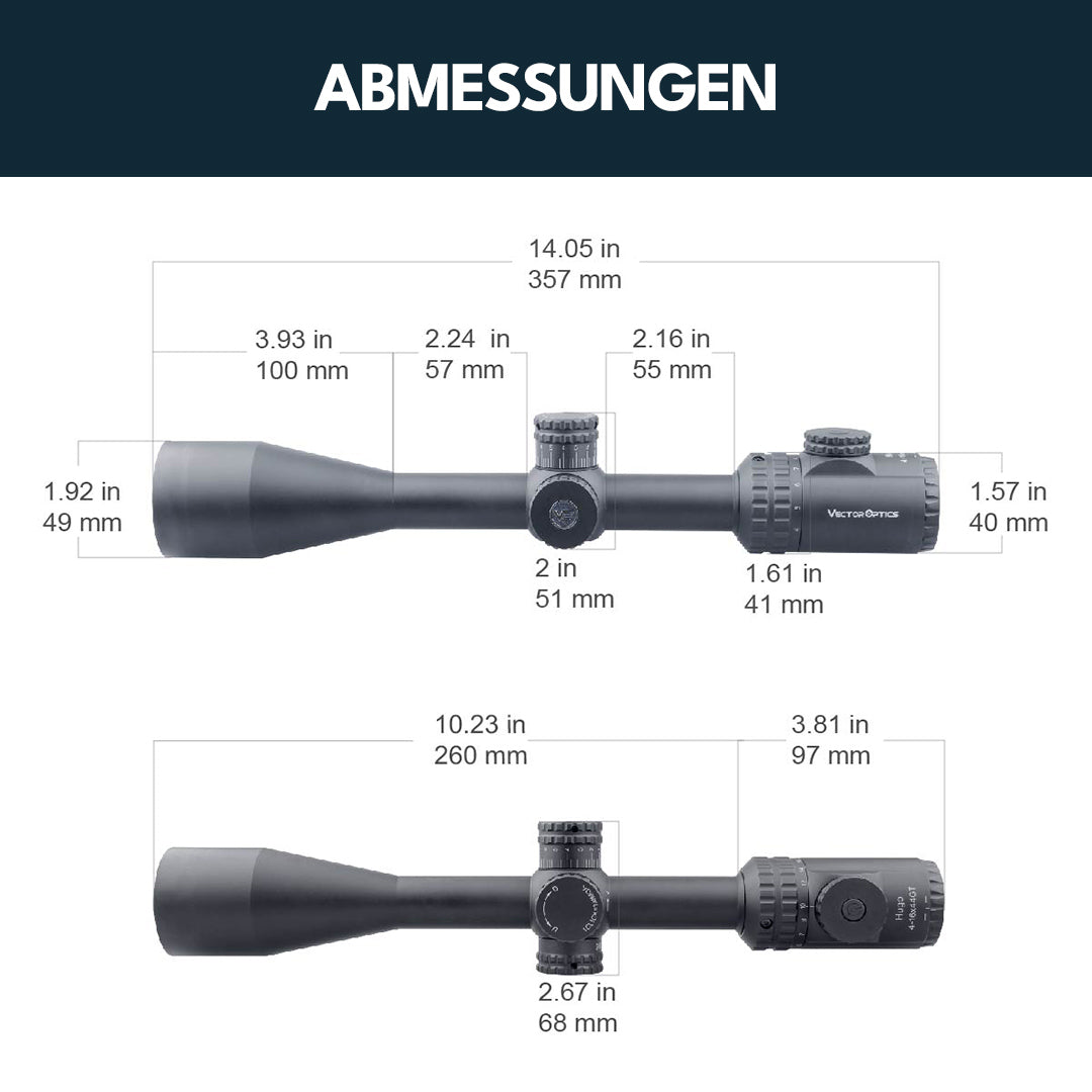 Vector Optics SCOL-30 Hugo 4-16x44 GT SFP