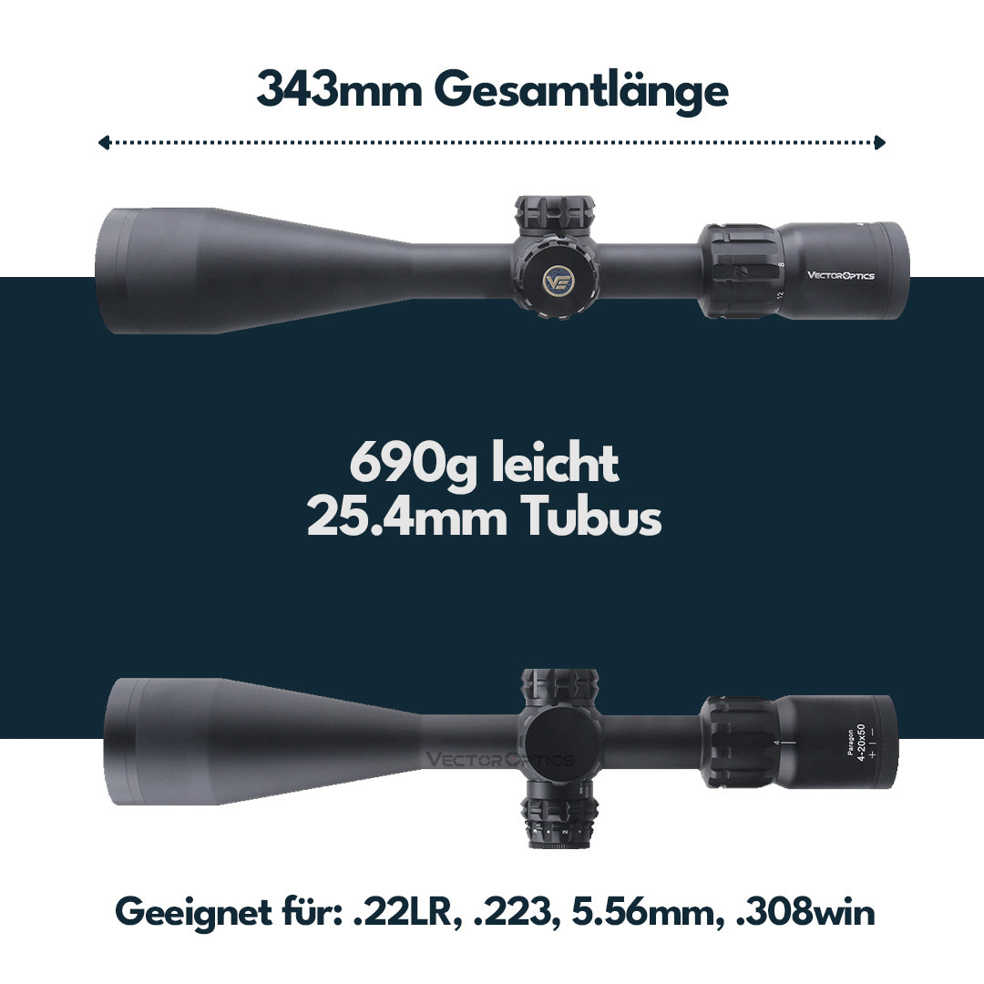 Vector Optics SCOL-44 Paragon 4-20x50
