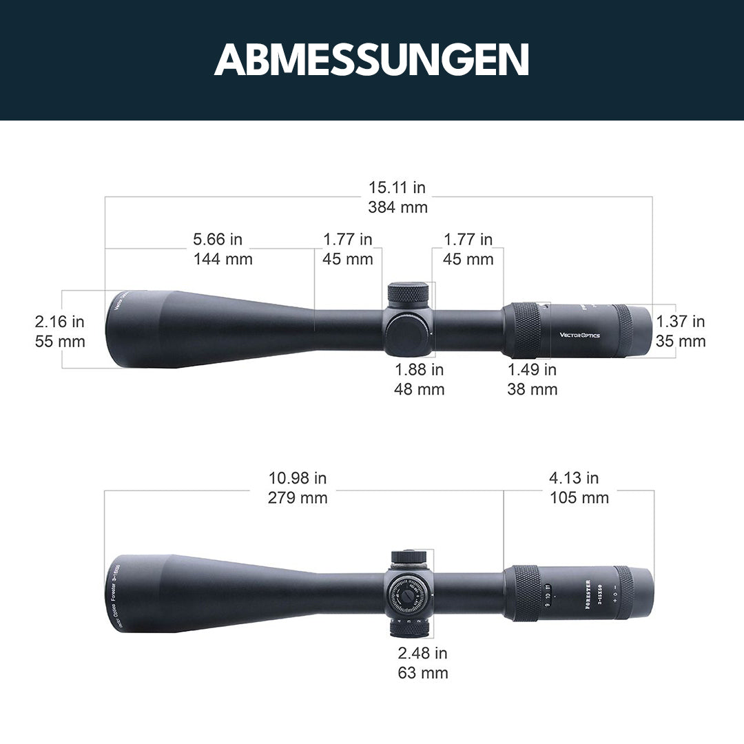 Vector Optics SCOM-16 Forester 3-15x50 SFP