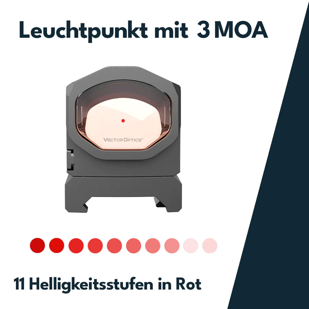 Vector Optics SCRD-SM64 Frenzy-X 1x19x26 MRS GenII Solar Power Multi-Reticle