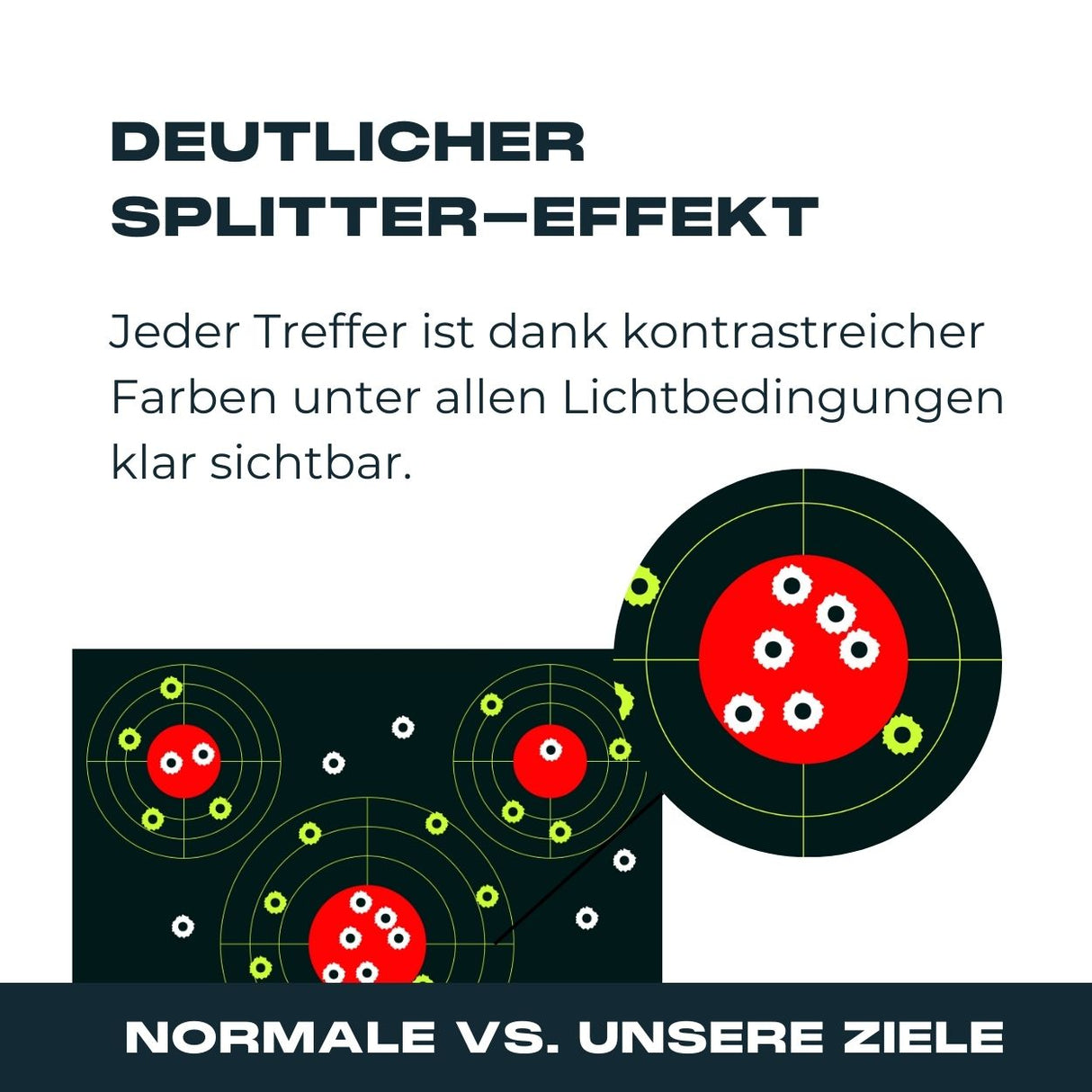 Splatter-Target 30x30cm - V3