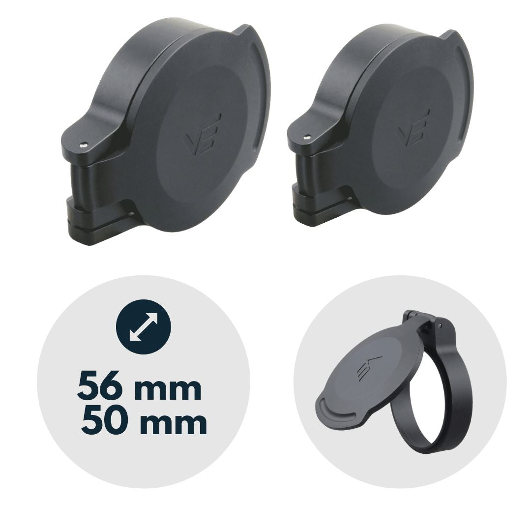 Vector Optics Flip Up Caps aus Aluminium für Continental Zielfernrohre Vector Optics SCFC-M44 SCFC-M56