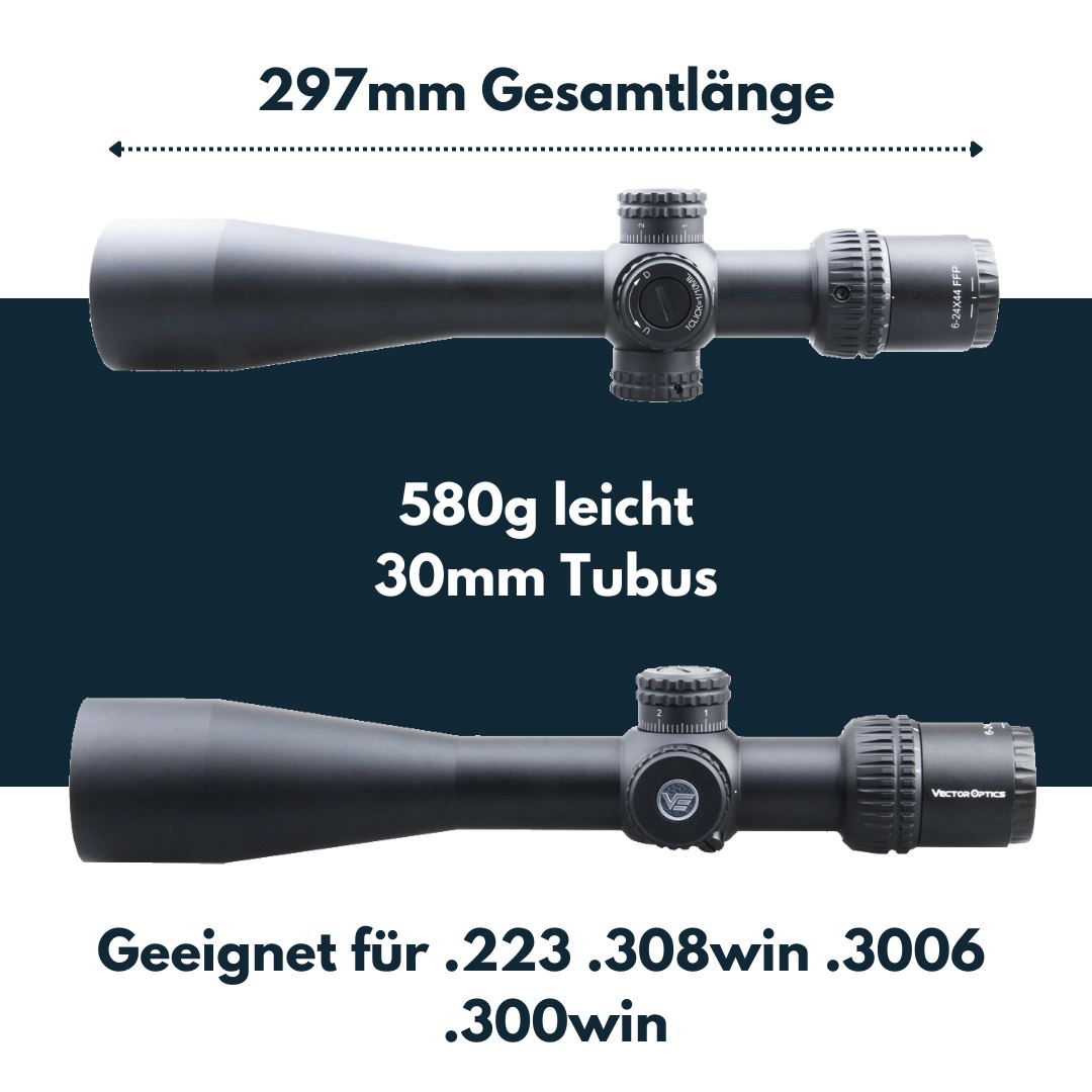 Vector Optics SCFF-23 Veyron 6-24x44 FFP Zielfernrohr Vector Optics