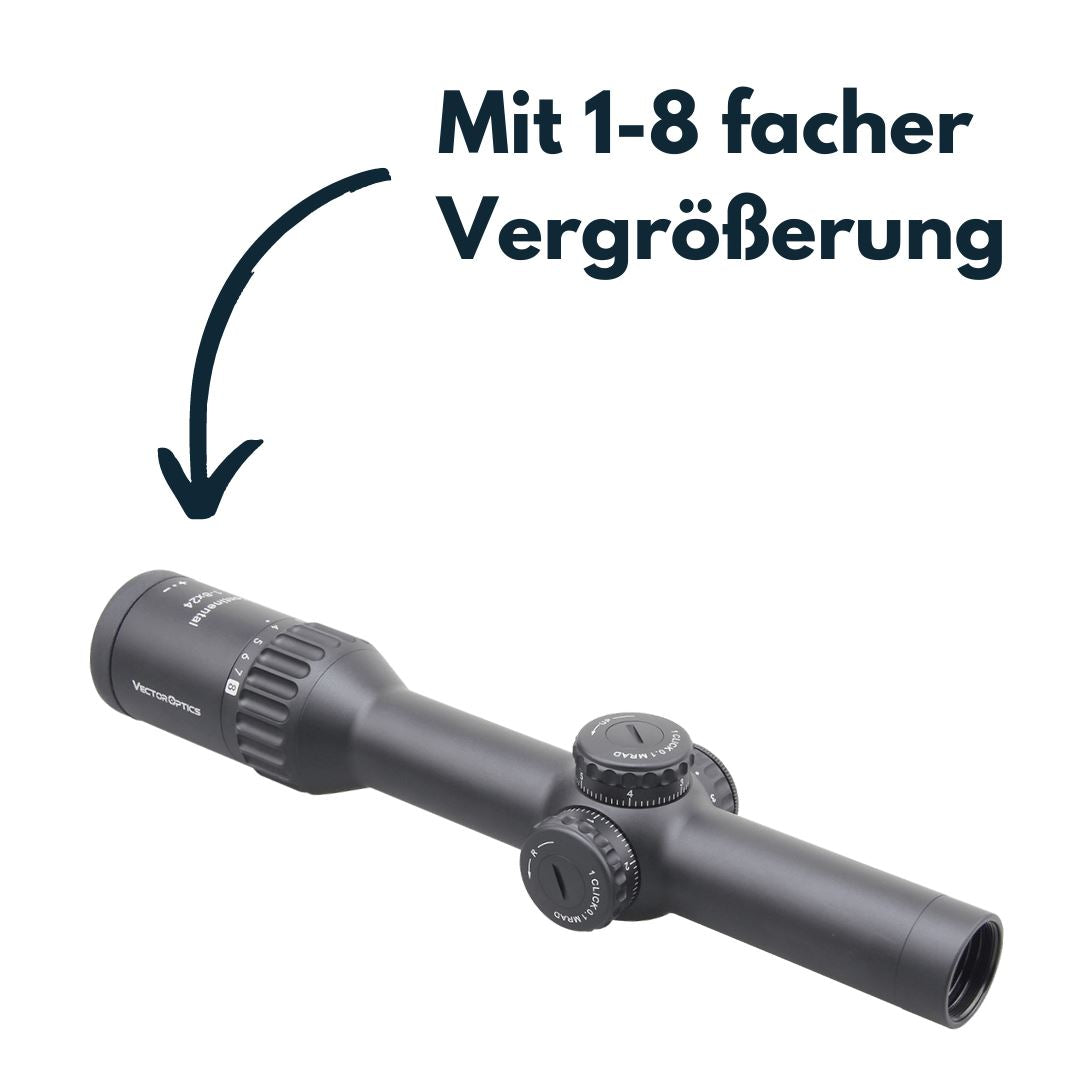 Vector Optics SCOC-T37 Continental x8 1-8x24 ED SFP Tactical
