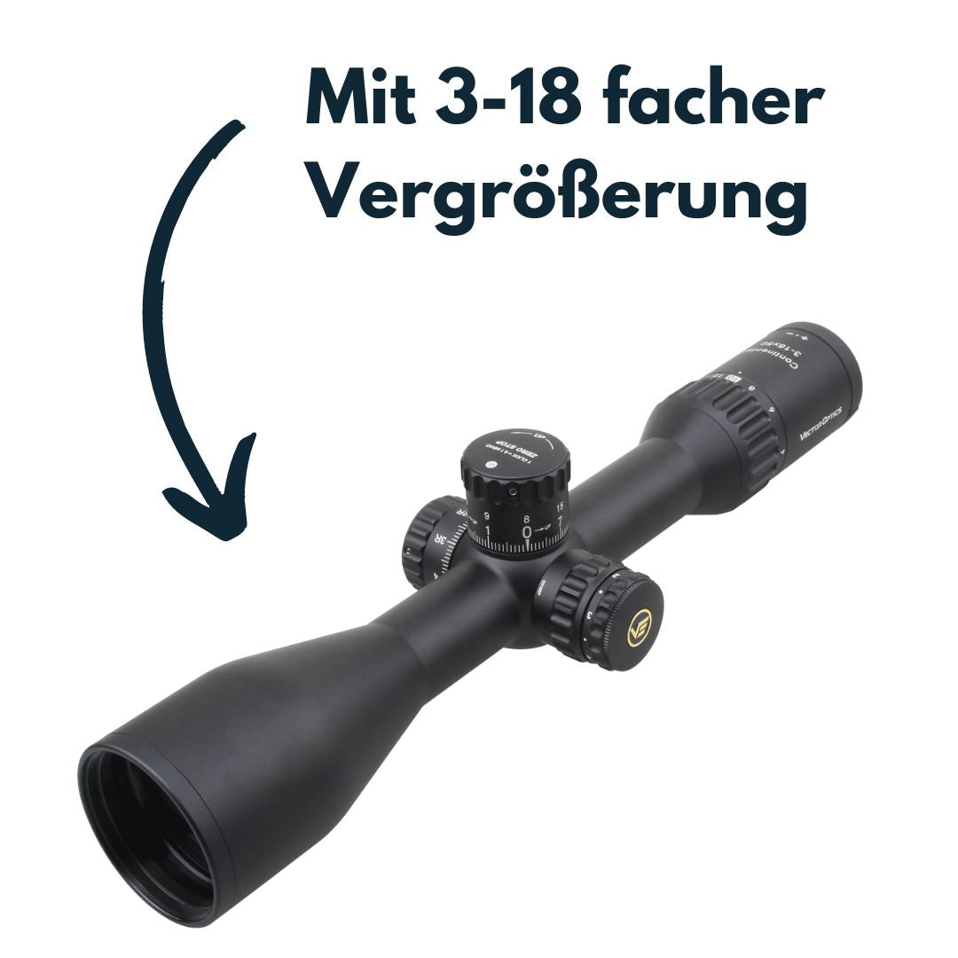 Vector Optics SCOL-53 Continental X6 3-18x50SFP Tactical Vector Optics