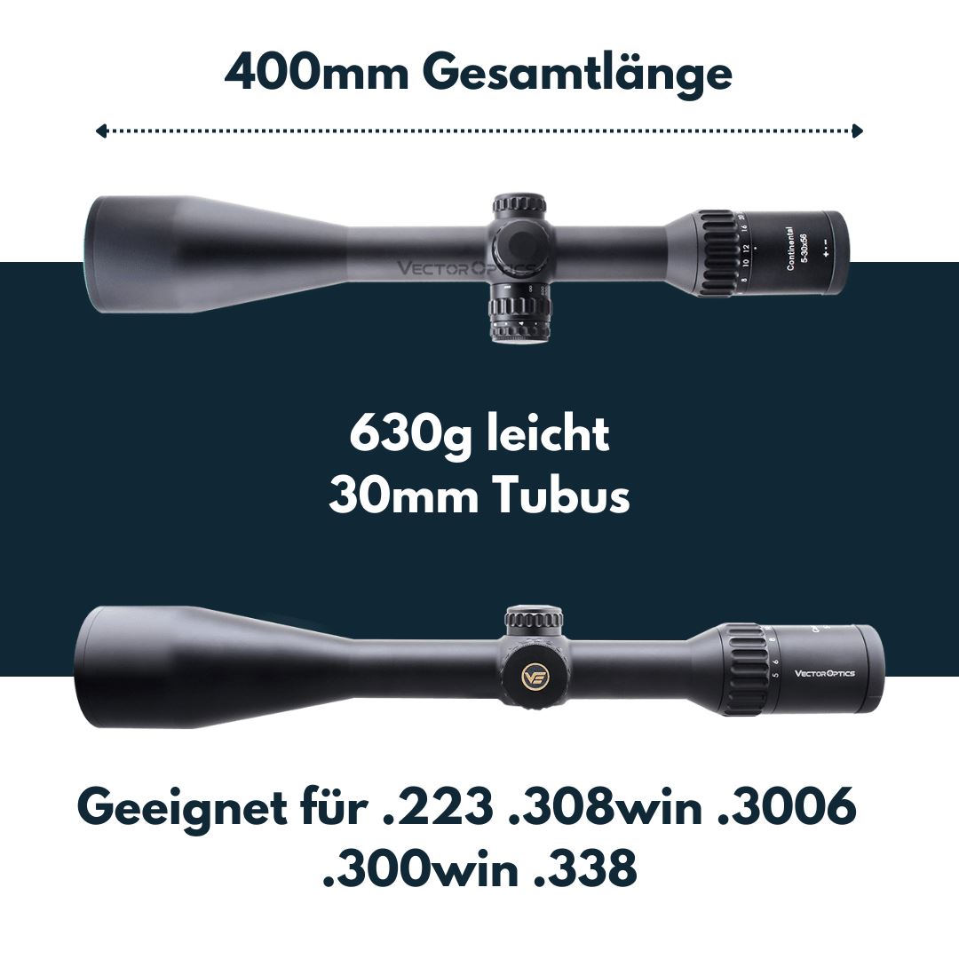 Vector Optics SCOL-X22 Continental X6 5-30x56 CDM Hunting Vector Optics