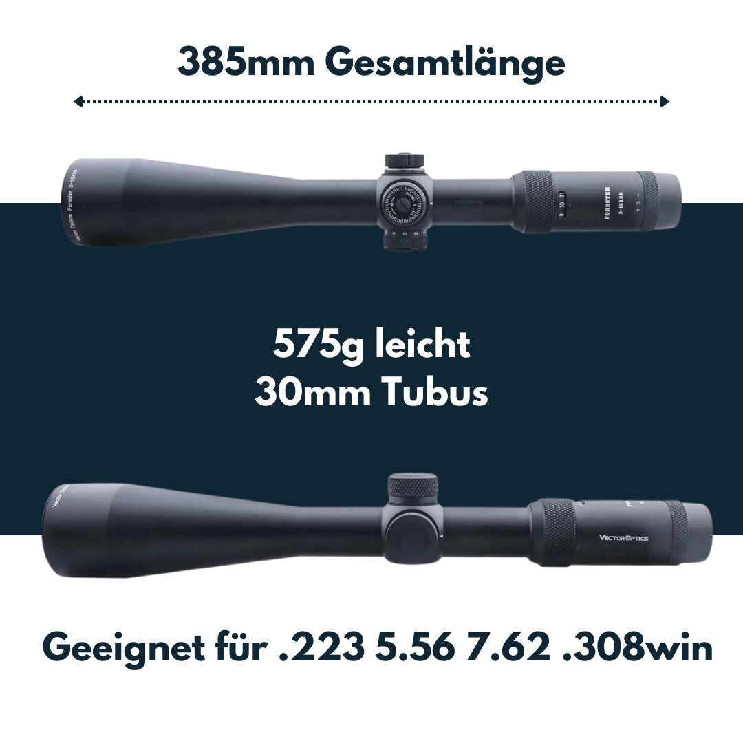 Vector Optics SCOM-16 Forester 3-15x50 SFP Zielfernrohr Vector Optics