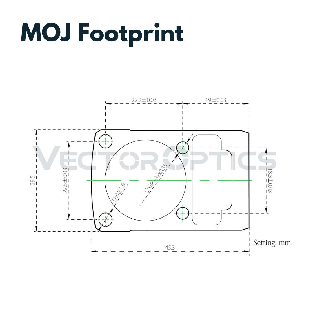 Vector Optics SCRD-M36 Frenzy 1x22x26 MOS Multi Reticle Leuchtpunktvisier Vector Optics