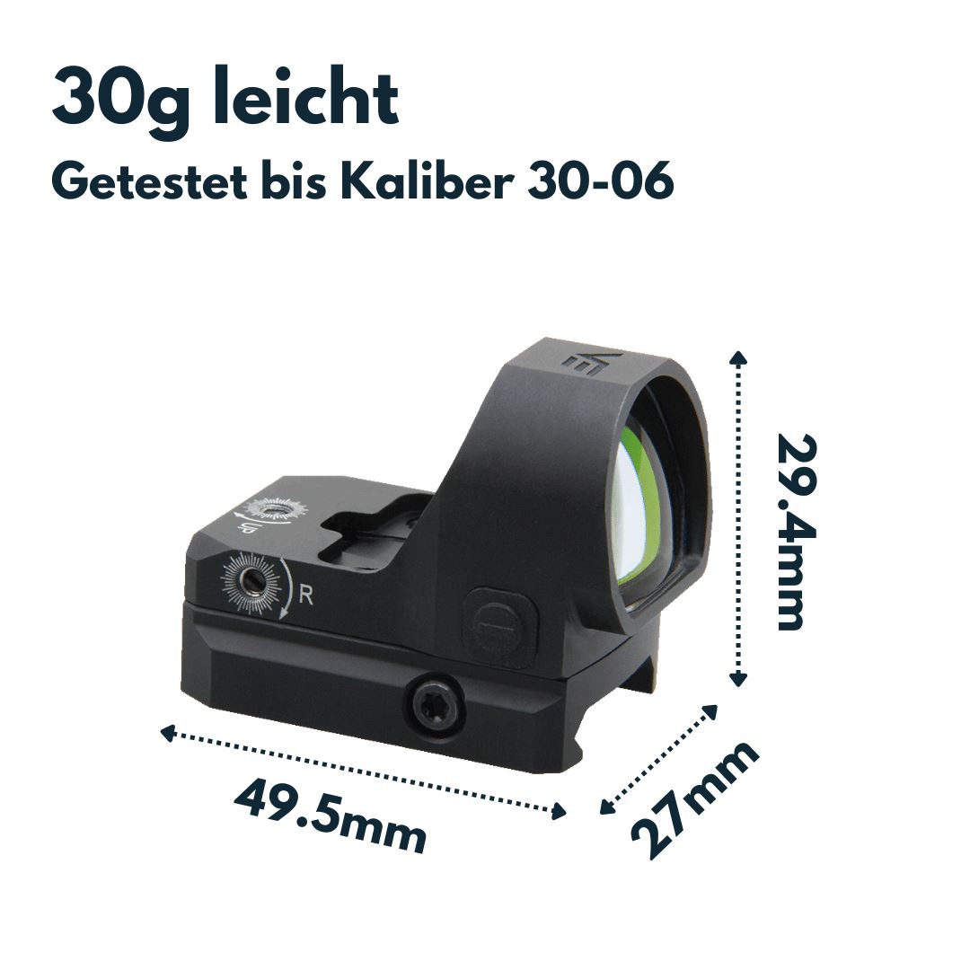 Vector Optics SCRD-M36 Frenzy 1x22x26 MOS Multi Reticle Leuchtpunktvisier Vector Optics