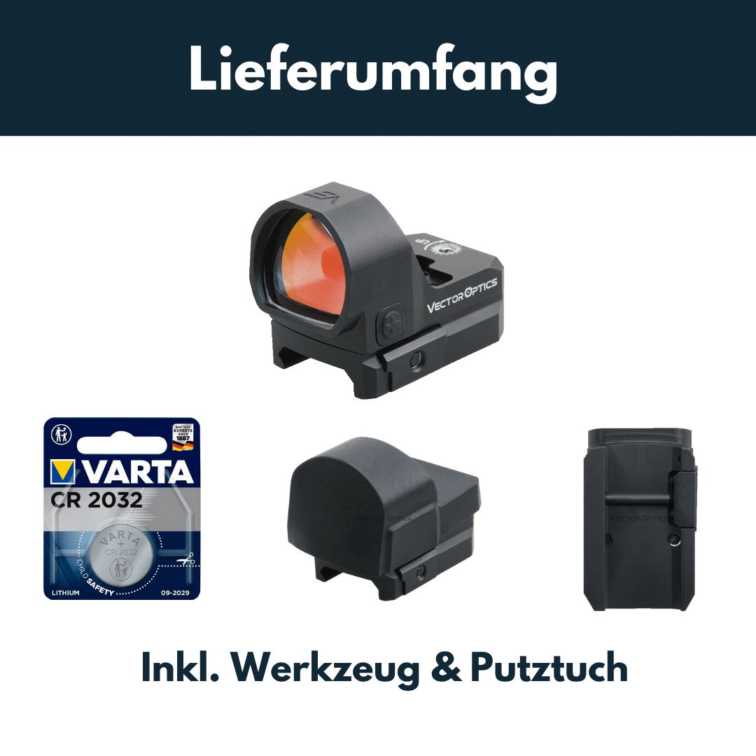 Vector Optics SCRD-M36 Frenzy 1x22x26 MOS Multi Reticle Leuchtpunktvisier Vector Optics