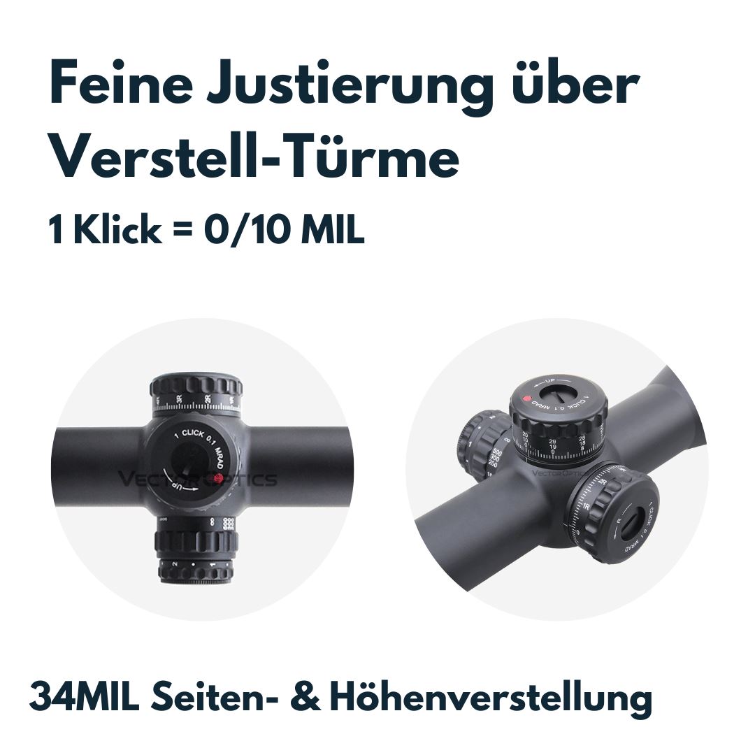Vector Optics SCFF-40 Continental X6 4-24x56FFP VEC-MBR Zielfernrohr Vector Optics