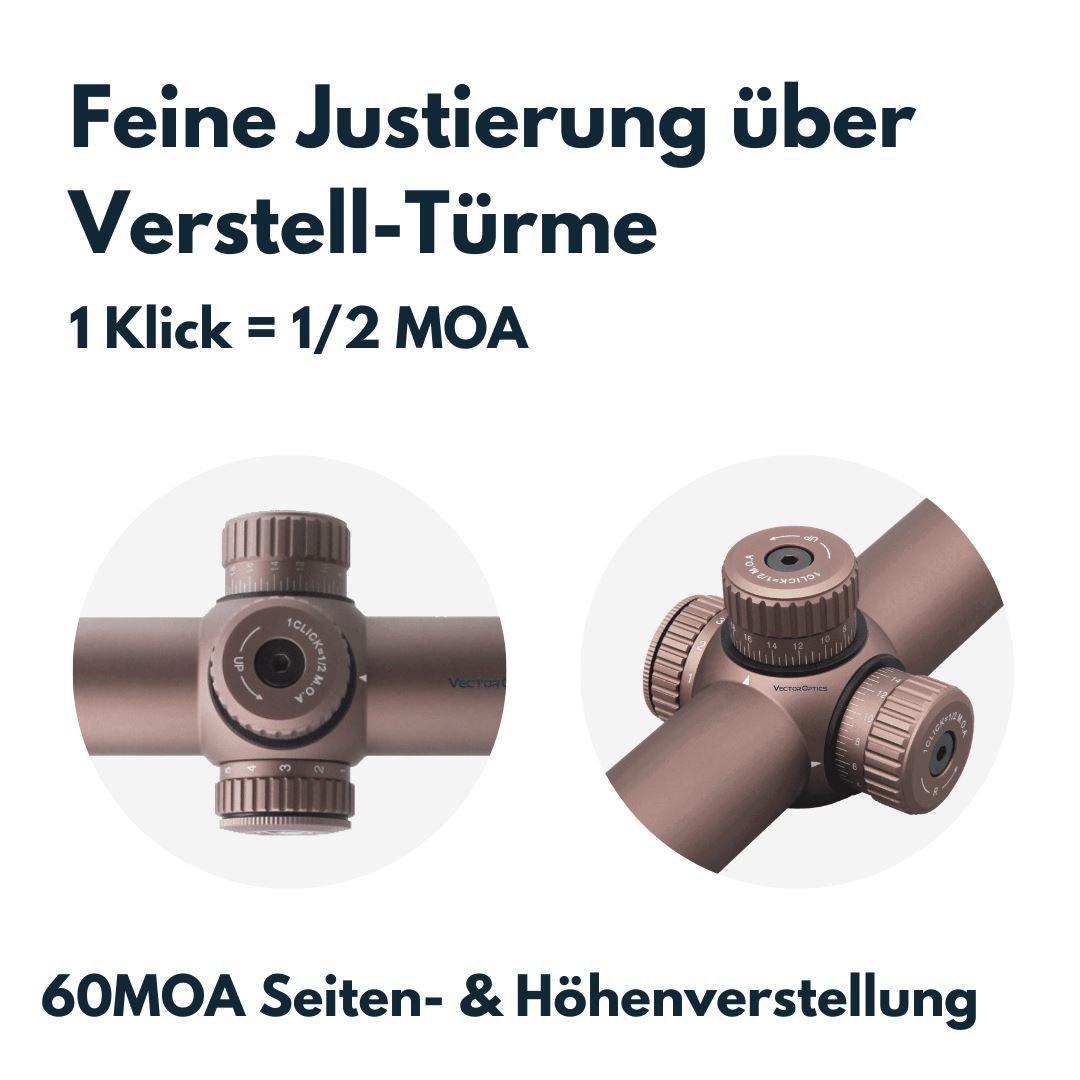Vector Optics SCOC-32 Forester 1-5x24 GenII Coyote FDE Zielfernrohr Vector Optics