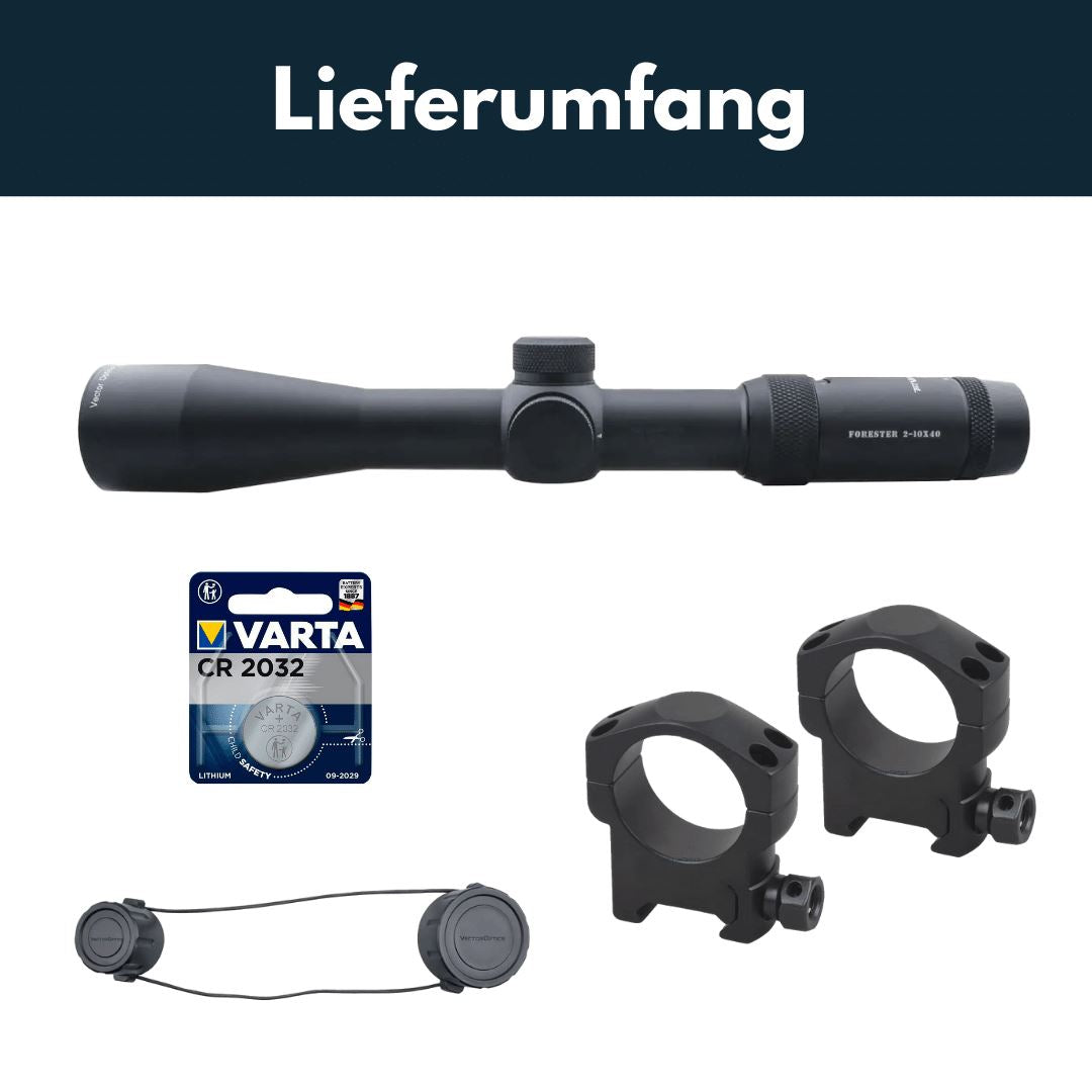 Vector Optics SCOM-02 Forester 2-10x40 Zielfernrohr Vector Optics