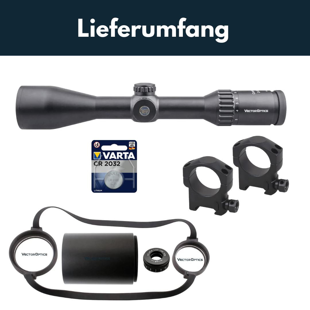 Vector Optics SCOM-15 Continental 2-12x50SFP Zielfernrohr Vector Optics