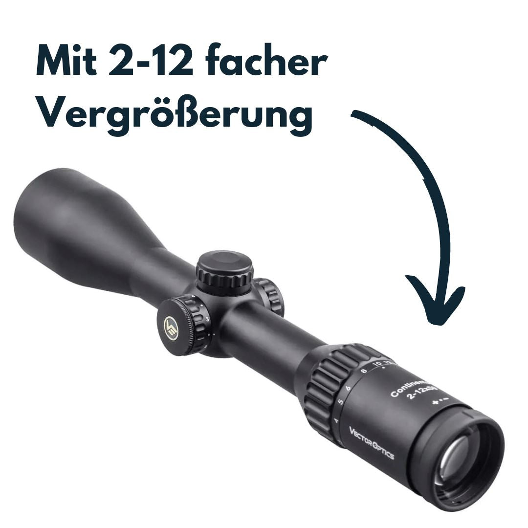 Vector Optics SCOM-15 Continental 2-12x50SFP Zielfernrohr Vector Optics