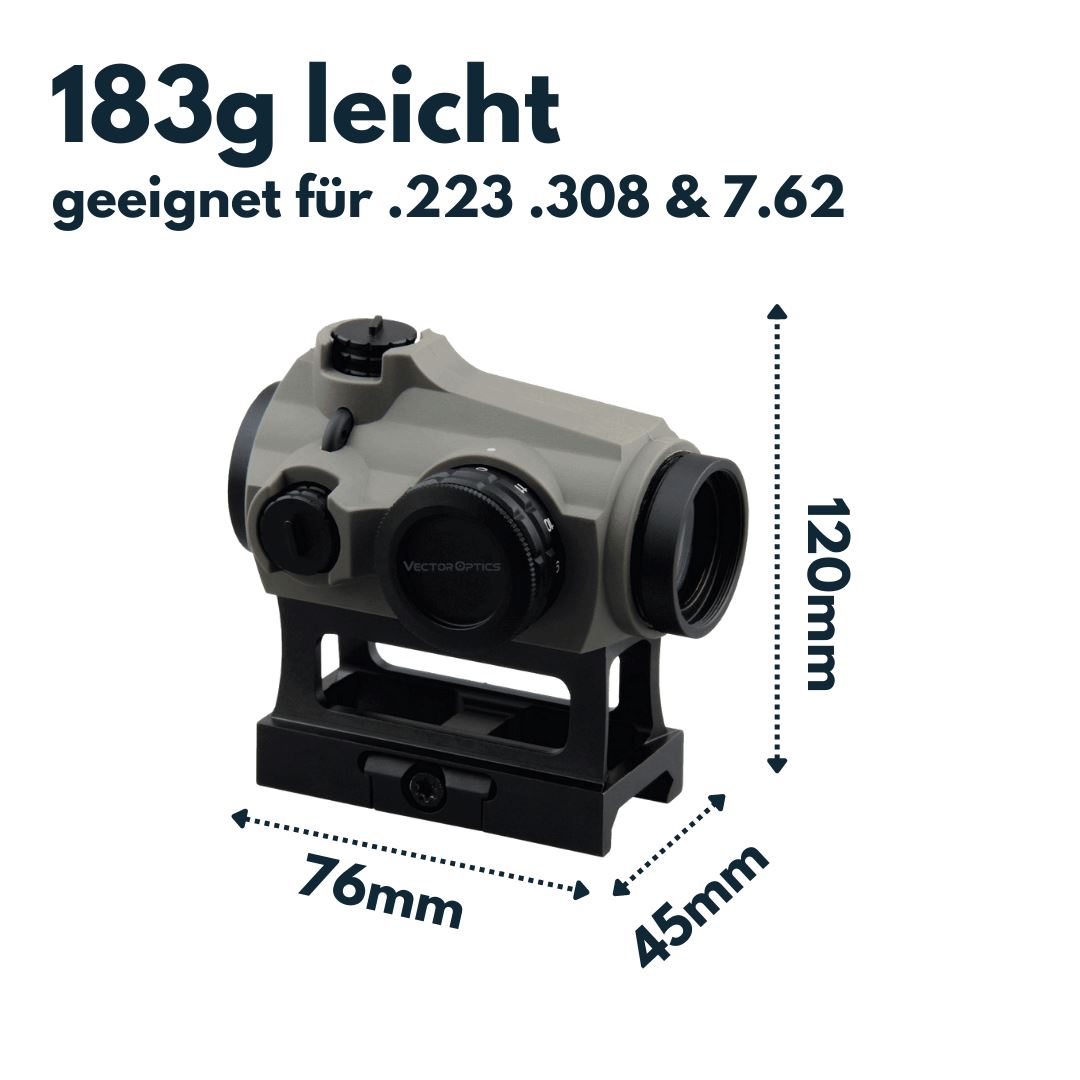Vector Optics SCRD-42 Maverick 1x22 S-SOP Leuchtpunktvisier Vector Optics