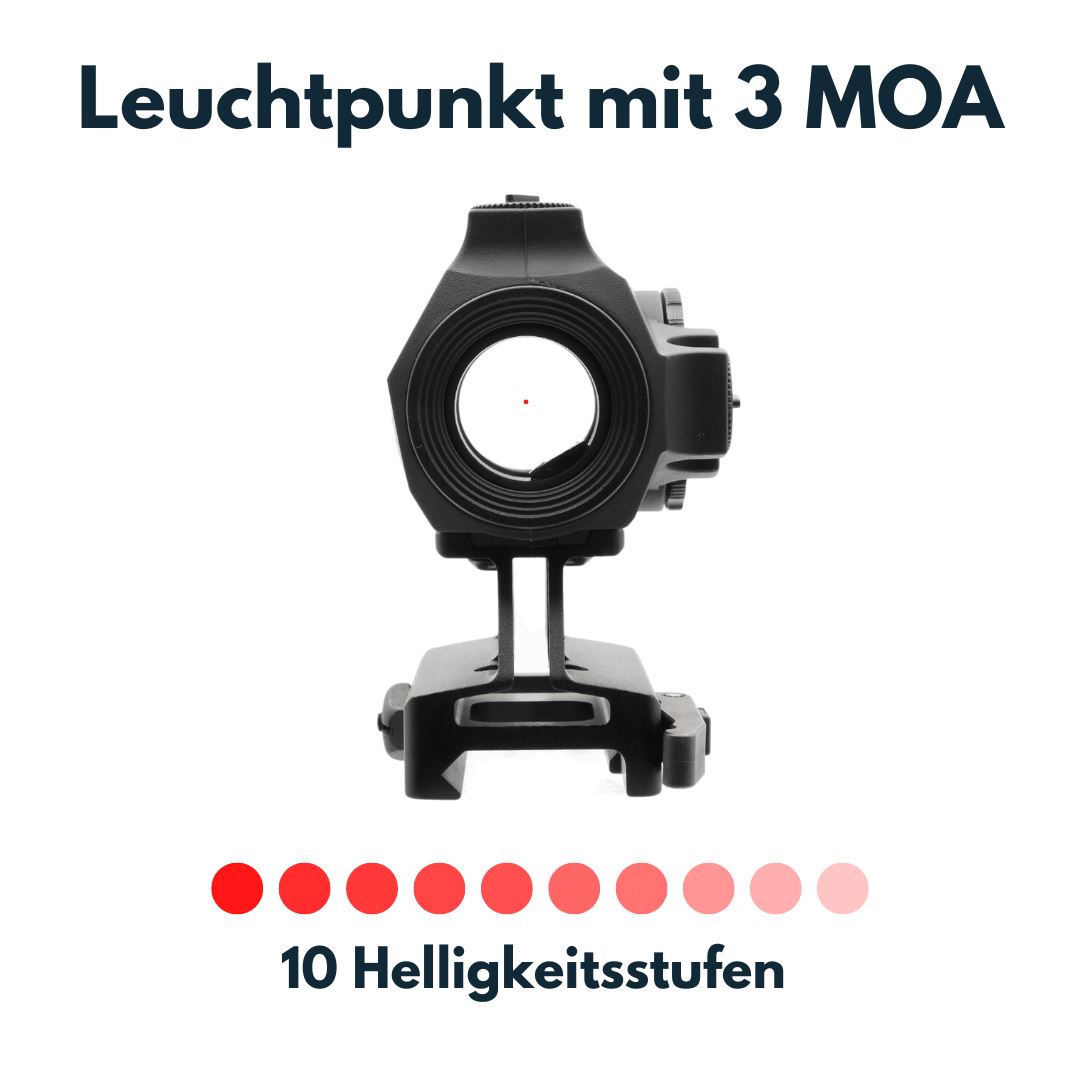 Vector Optics SCRD-60 Maverick 1x20 Mini GenIV Rotpunktvisier MIL Leuchtpunktvisier Vector Optics