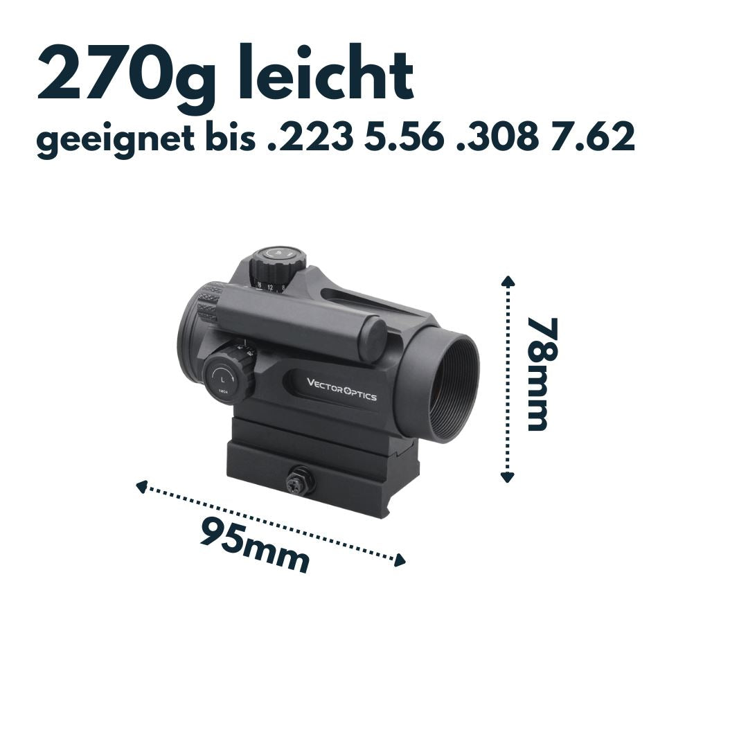 Vector Optics SCRD-D26 Nautilus 1x30 double Reticle Leuchtpunktvisier Vector Optics