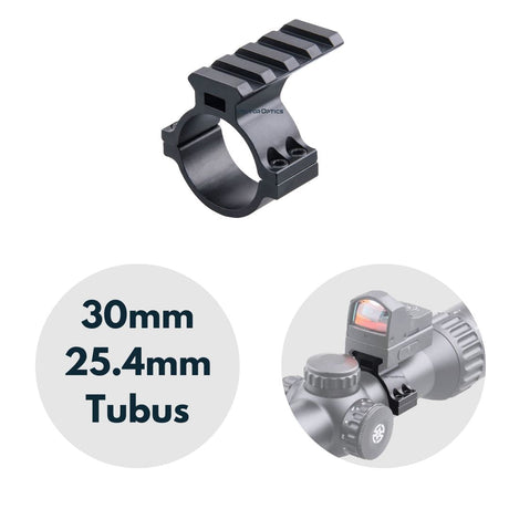 Vector Optics SCTM-21 Picatinny schiene kurz für Montage am Tubus 30mm Montagen Für Leuchtpunktvisiere, Montagen für Zielfernrohre Vector Optics