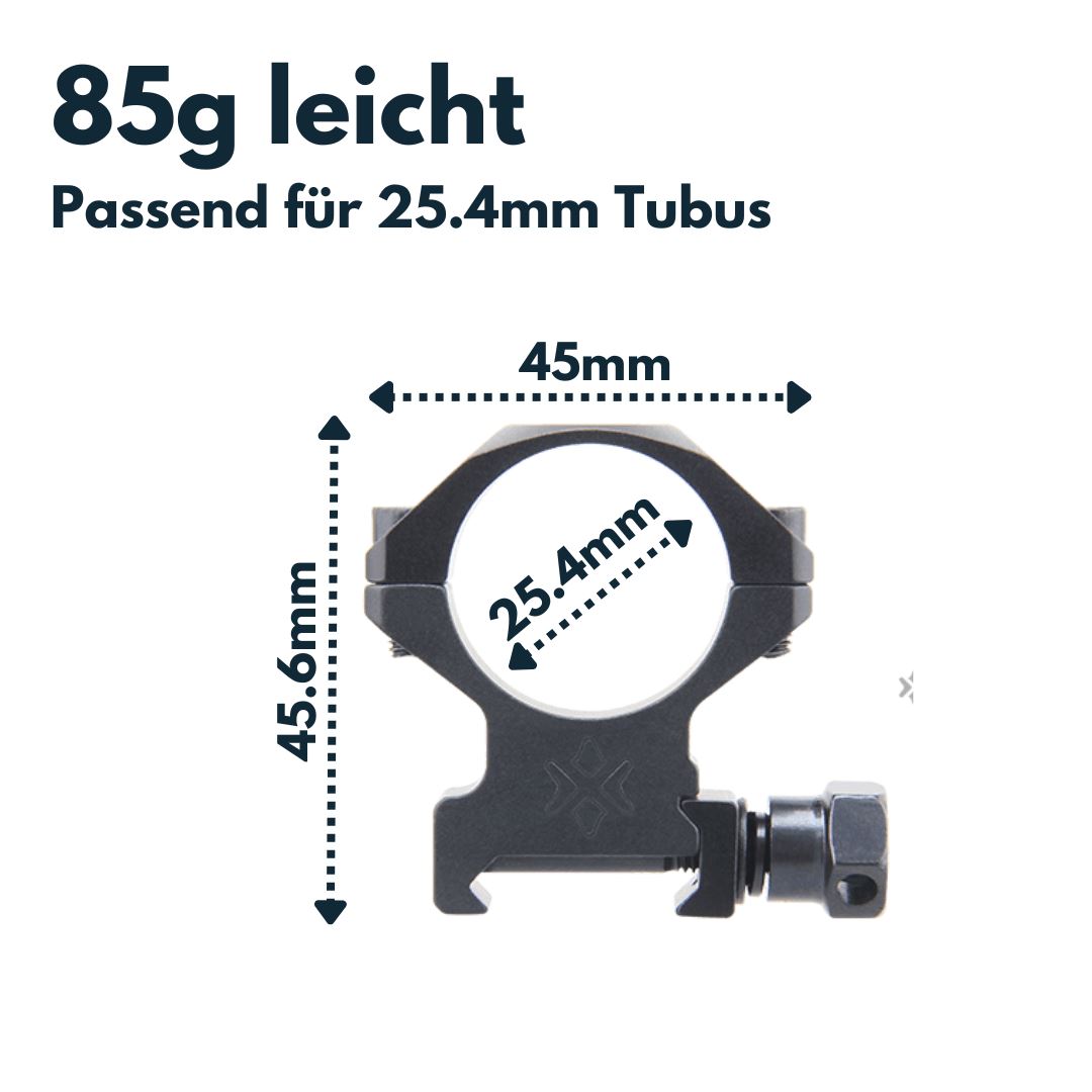 Vector Optics XASR-2501 einstellbare Zielfernrohr-Montage 35-41mm Höhe für 30mm Tubus und 11mm Dovetail Montagen Für Zielfernrohre Vector Optics