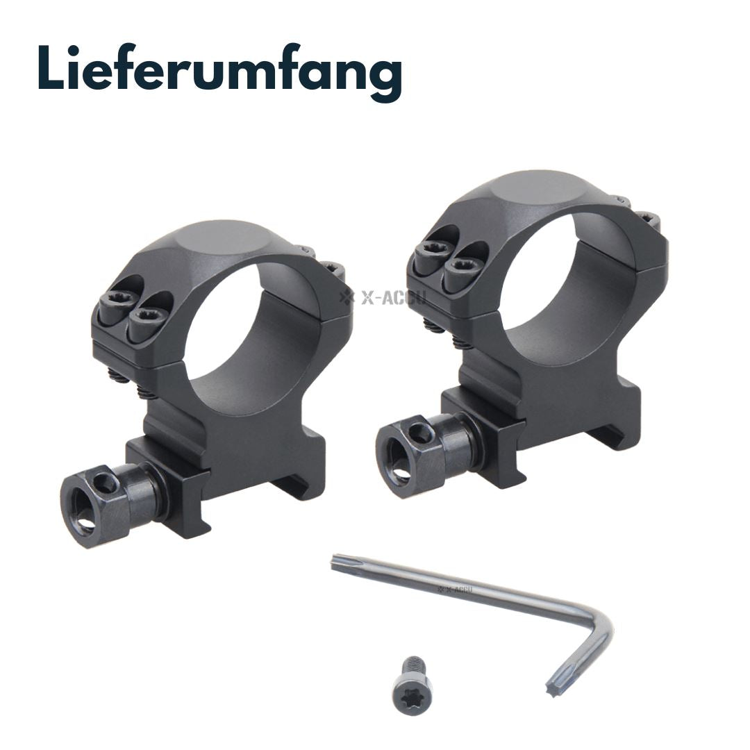 Vector Optics XASR-2501 einstellbare Zielfernrohr-Montage 35-41mm Höhe für 30mm Tubus und 11mm Dovetail Montagen Für Zielfernrohre Vector Optics