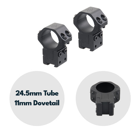 Vector Optics höhenverstellbare Montage für 25,4mm, 30mm, und 34mm Tubus und 11mm Dovetail sowie 21mm Picatinny/Weaver