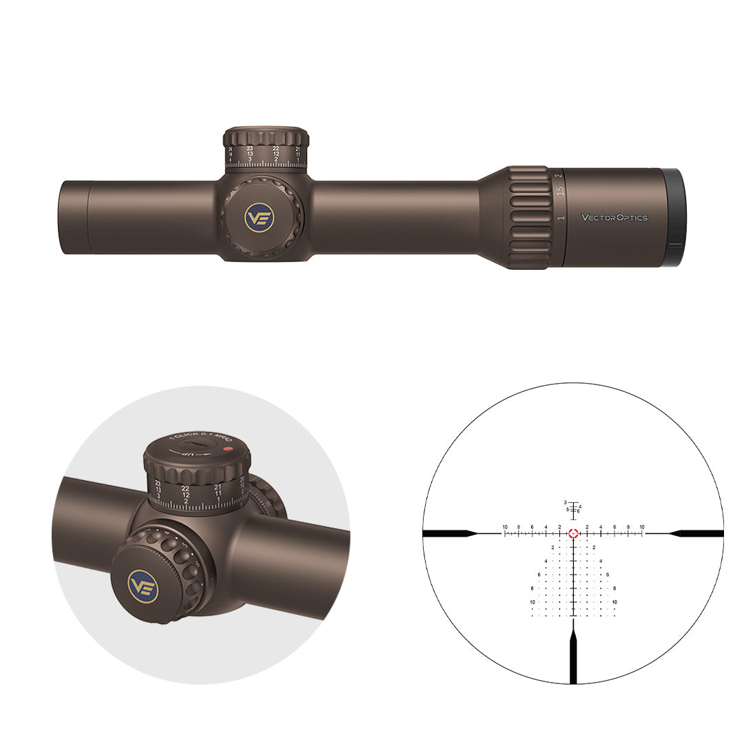 Vector Optics SCFF-68 Continental x10 1-10x28 ED RAR FDE MIL