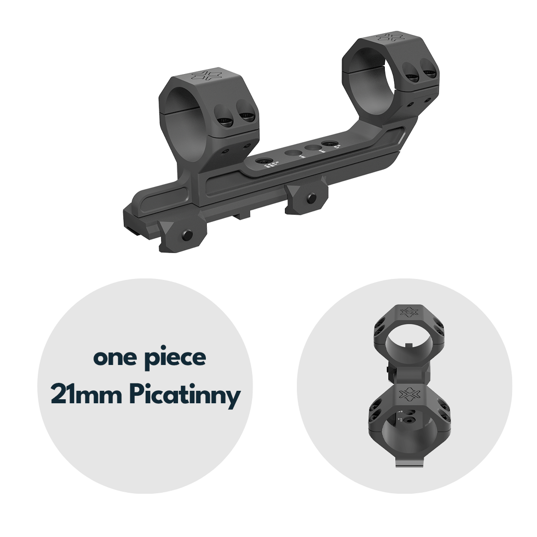 Vector Optics XASR-3037 Verstellbare Extended X-Akku Blockmontage für 39mm Tubus h=38mm