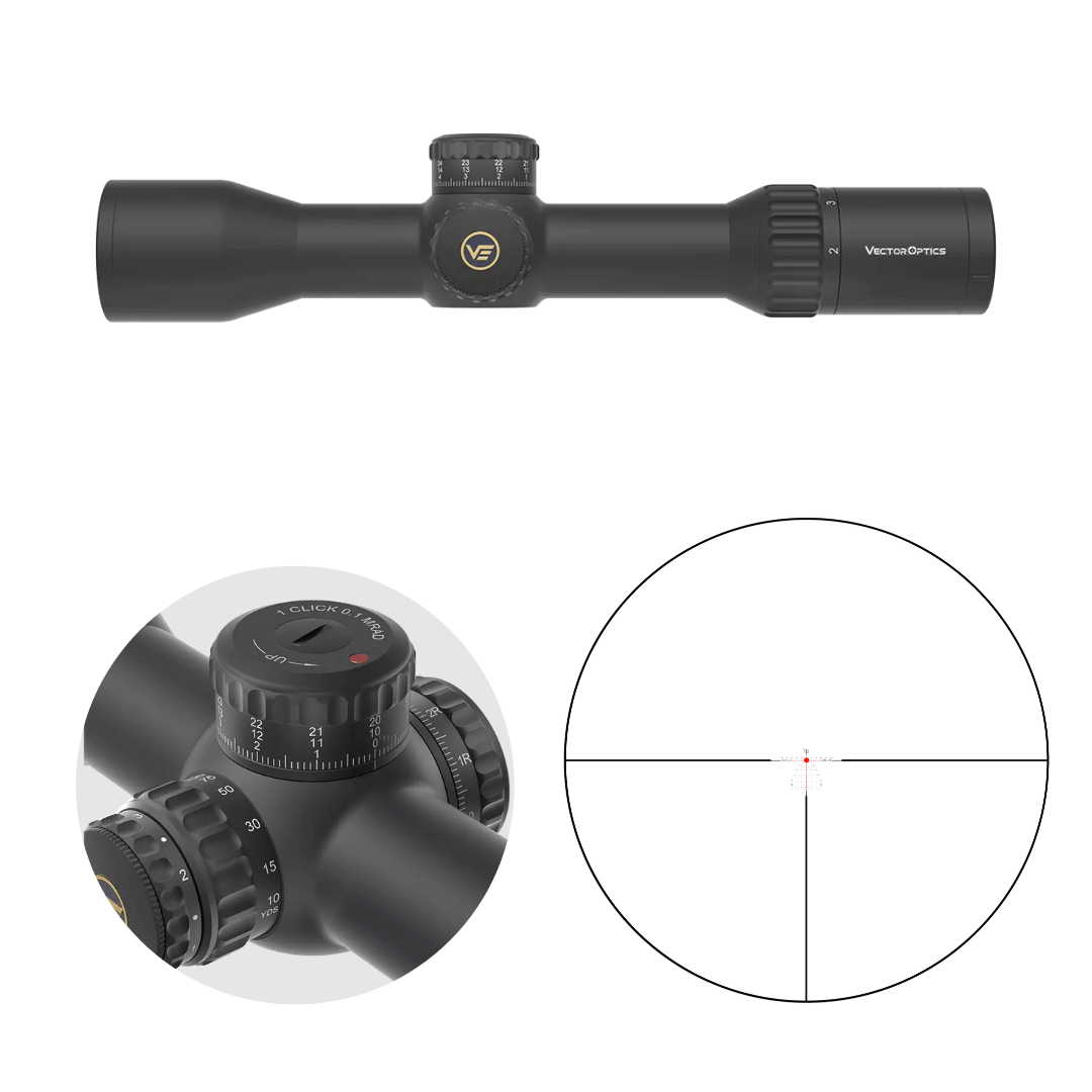 Vector Optics SCFF-67 Continental x6 2-12x44 CTR