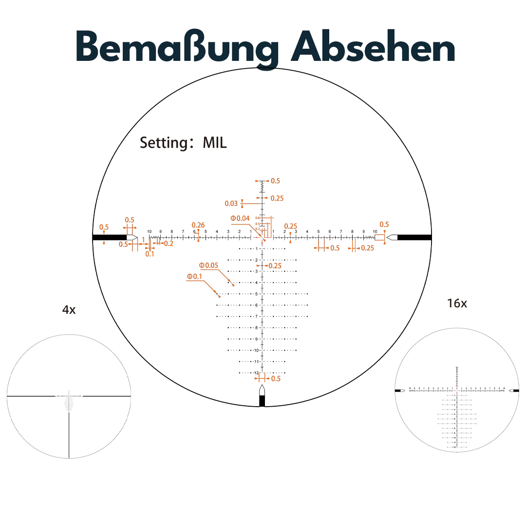Vector Optics SCFF-80 Tauron 4-16x44 HD MOA FFP