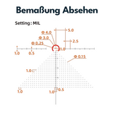Victoptics OPSL122 S6 1-6x24 mit Blockmontage