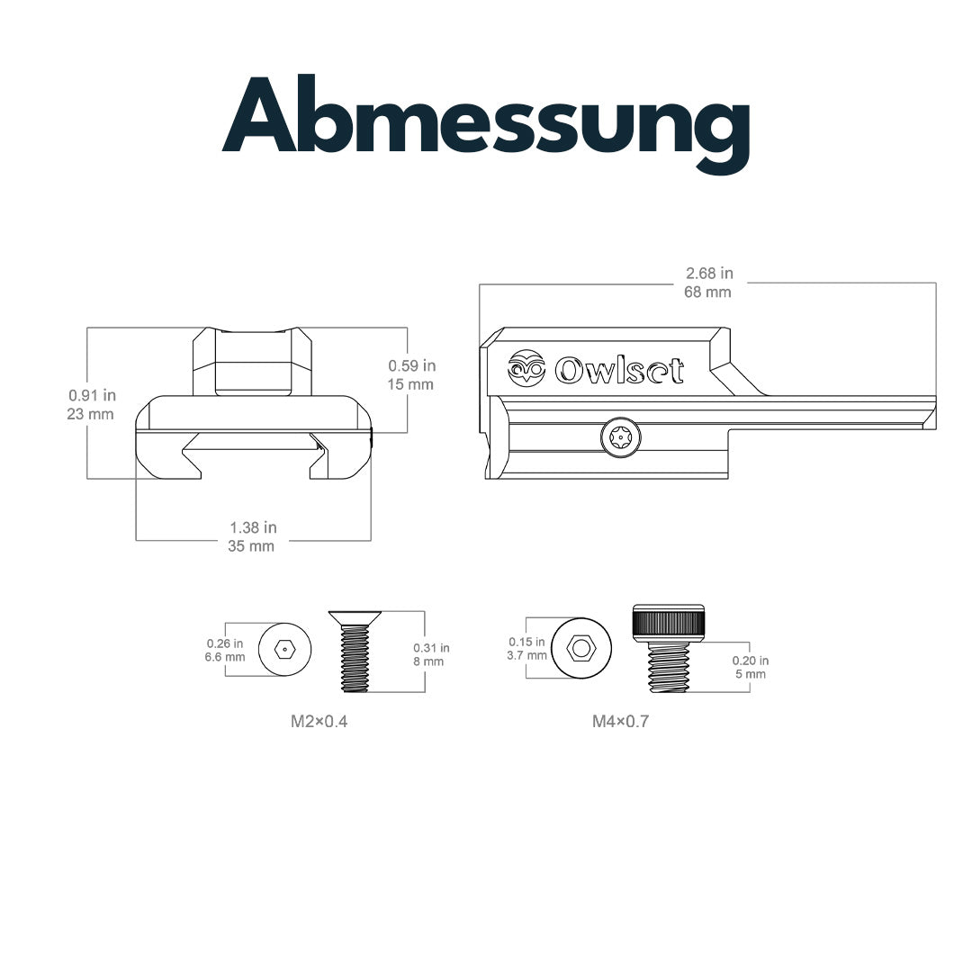 Vector Optics VEOTM-01 Picatinnyhalterung für Argon Thermal-Monoculare