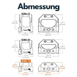 Vector Optics VAS Red Dot Sight Picatinny Mounting Base in versch. Höhen