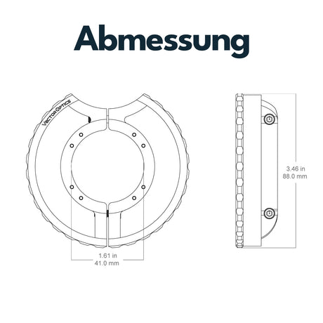 Vector Optics SCBSW-T1 Großes Paralaxenrad für Tauron Zielfernrohre