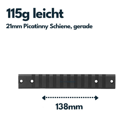 Vector Optics SCRA-65 138mm 20MOA Stahl Picatinny Schiene für Remmington 700 short Action