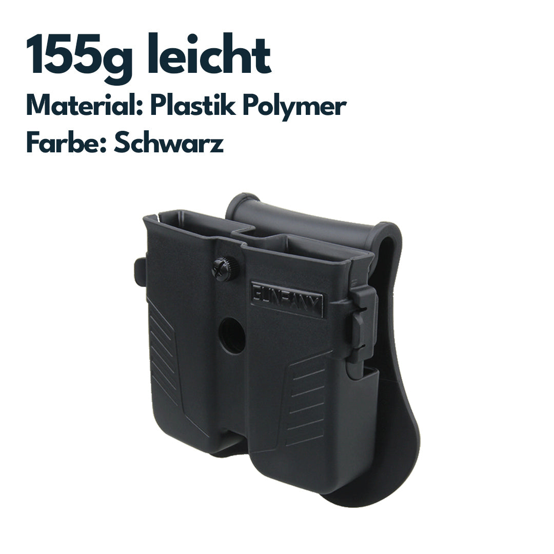 Vector Optics GPPD-01 Magazintasche (Gürtelclip) für 9mm, .40 und .45