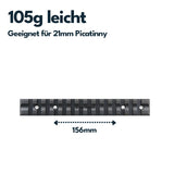 Vector Optics SCTIK-01 Stahl Picatinny Schiene für Tikka T3 156mm