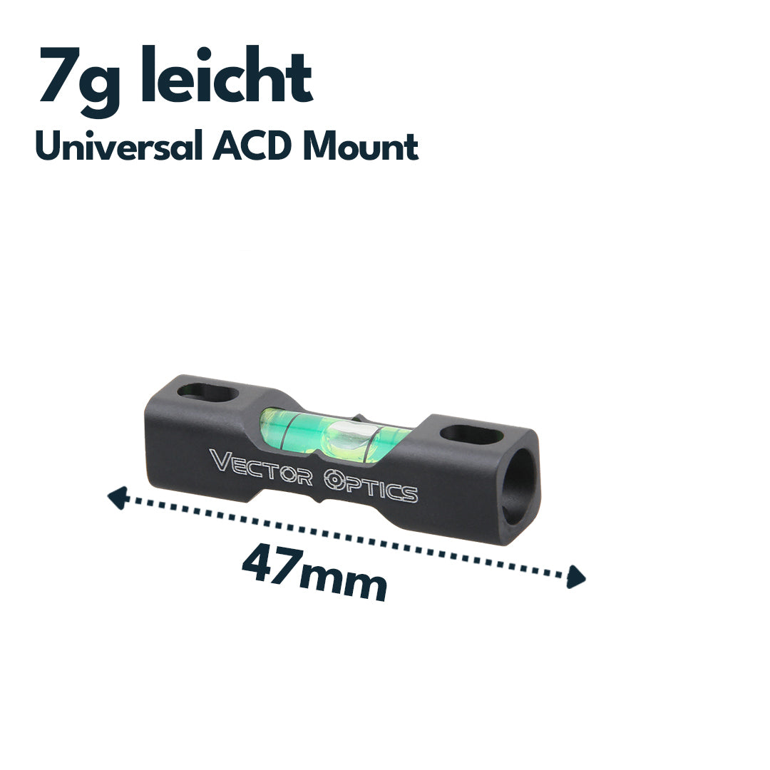 Vector Optics SCACD-19 Wasserwaage zur Montage an XASR Ringmontagen oder zum Auflegen