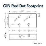 Vector Optics SCFRM-24 GIN (RTS) Footprint Riser Montage h=32mm