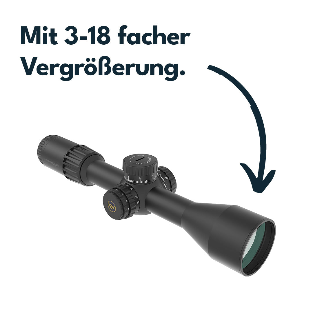 Vector Optics Zielfernrohr SCFF-64 Tauron 3-18x50 FFP GenII
