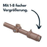 Vector Optics SCOC-39 Forester 1-8x24 SFP FDE