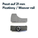 Vector Optics SCRDM-21 Montage für 21mm Picatinny Schiene passend für Mini-Reddot