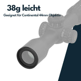 Vector Optics SCFC-MO44 Aluminium Flip-Up Cap für Contintal Objektiv 44mm
