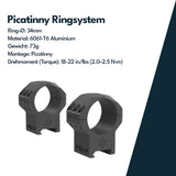 Vector Optics XASR-3453 Montageringe für 34mm Tubus und 21mm Picatinny